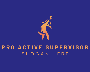 Supervisor - Leader Star Success logo design