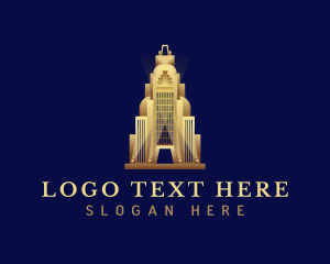 Luxury - Architecture Art Deco Building logo design