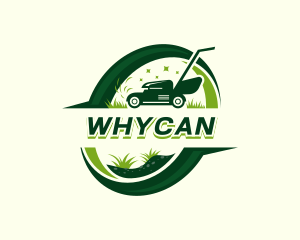 Grass - Grass Cutting Lawn Mower logo design