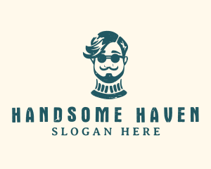 Handsome - Hipster Sunglasses Man logo design