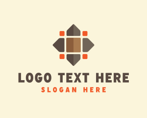 Brand - Geometric Flower Pattern logo design