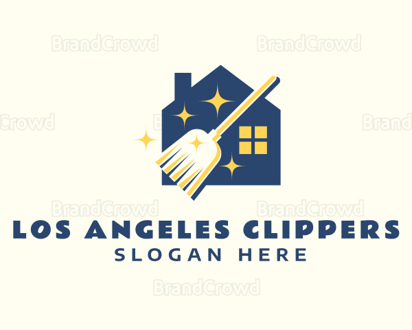 House Broomstick Cleaning Logo
