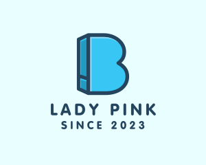 Letter B - Blue Book Letter B logo design
