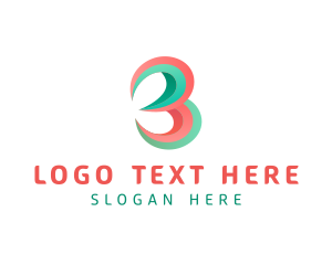 Social - Creative Brand Letter B logo design