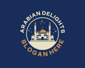 Arabic - Islam Mosque Building logo design