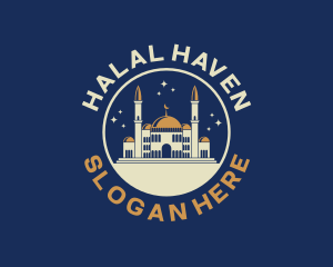 Islam Mosque Building logo design