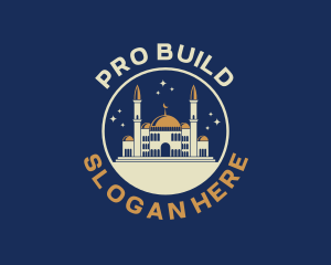 Islam Mosque Building logo design