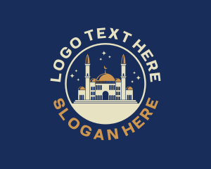 Islam Mosque Building Logo