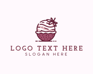 Dessert Bar - Sweet Dessert Baker logo design