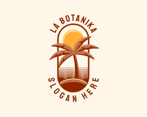 Wave - Tropical Beach Vacation logo design