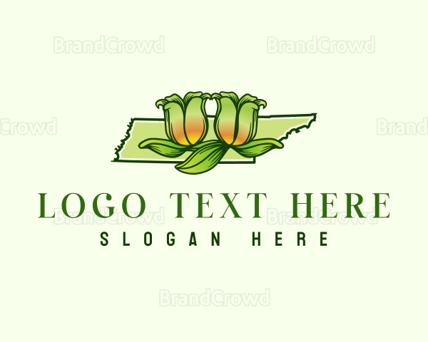 Tennessee Flower Tulip Poplar Logo