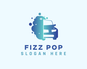 Bubbly - Car Suds Cleaning logo design