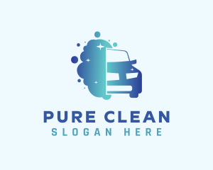 Car Suds Cleaning logo design