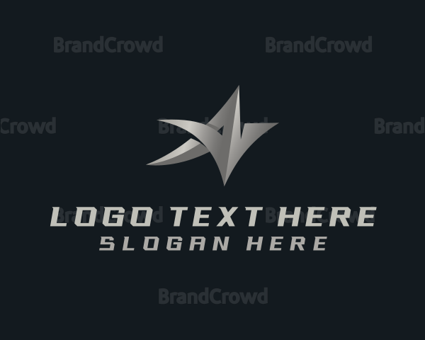 Star Arrow Agency Letter A Logo