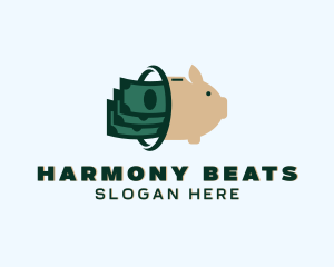 Money - Piggy Cash Savings logo design