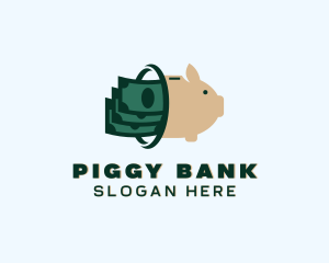 Piggy Cash Savings logo design