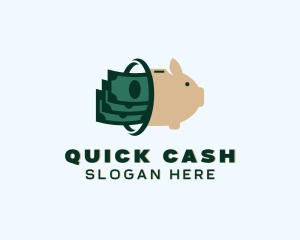 Piggy Cash Savings logo design