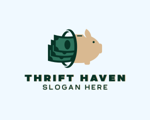 Saving - Piggy Cash Savings logo design