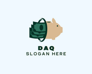 Foreign Exchange - Piggy Cash Savings logo design