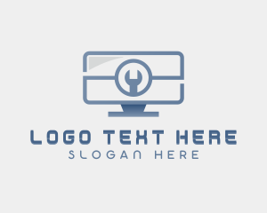 Computer - Computer Repair Technology logo design