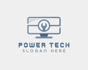 Elearning - Computer Repair Technology logo design