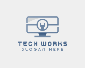 Computer Repair Technology logo design