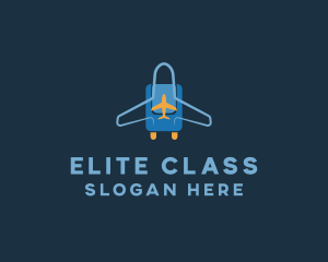 Airplane Luggage Bag logo design