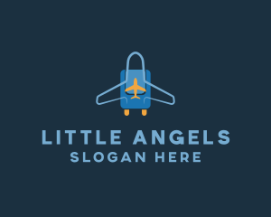 Airplane Luggage Bag logo design