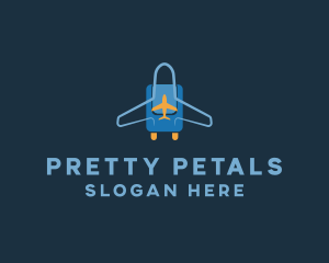 Airplane Luggage Bag logo design