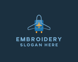 Airplane Luggage Bag logo design