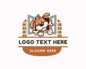 Adoption - Dog Bone Window logo design