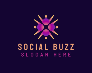 People Social Welfare logo design