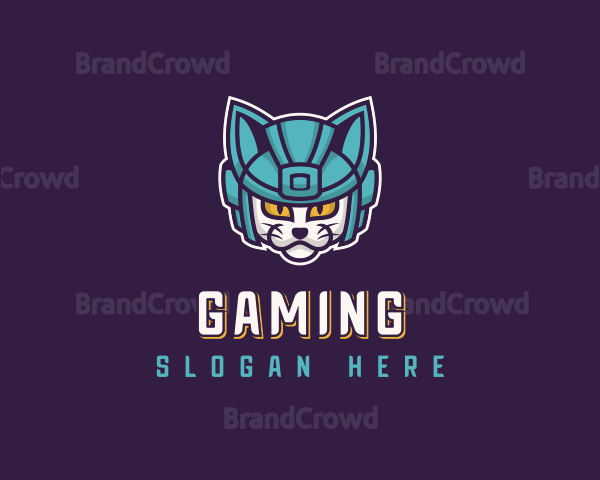Helmet Cat Gaming Logo