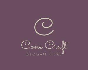 Line Cursive Feminine logo design