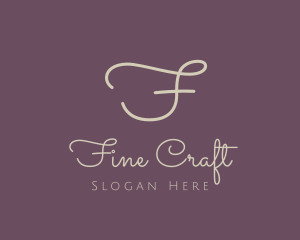 Line Cursive Feminine logo design