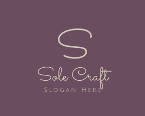 Line Cursive Feminine logo design