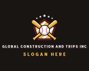 Tournament - Baseball Bat League logo design