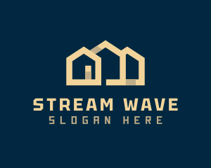 House - Home Apartment Village logo design