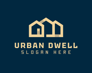 Apartment - Home Apartment Village logo design