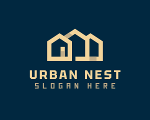 Apartment - Home Apartment Village logo design