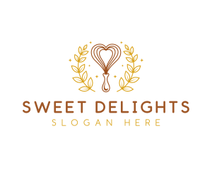 Whisk Dessert Bakery logo design