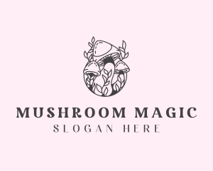 Mushroom - Holistic Natural Mushroom logo design