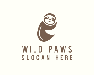 Mammal - Wild Sloth Zoo logo design