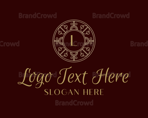 Elegant Round Ornament Logo