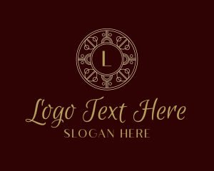 Restaurant - Elegant Round Ornament logo design