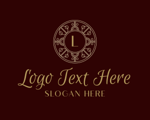 Elegant Round Ornament Logo