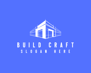 Architecture Blueprint Construction logo design