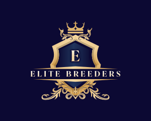 Luxury Crown Shield logo design