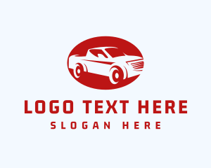 Logistics Pickup Truck Logo