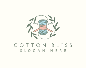 Cotton - Wool Yarn Crochet logo design